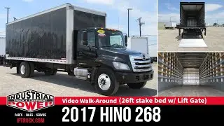 Hino Black Body Box Truck - 2014 HINO 268 Dallas Commercial Trucks  - #41791