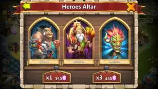 Castle Clash Rolling 66000 Gems For Phantom King Candy Kane and Valentina