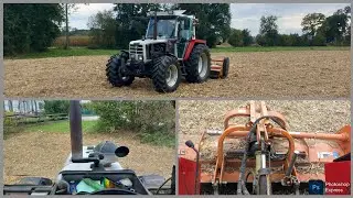 Mais Stoppeln mulchen🌽🌽🚜💨🚨 | Vlog #3 