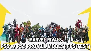 MARVEL RIVALS - PS5 vs PS5 PRO Tested (FPS TEST)