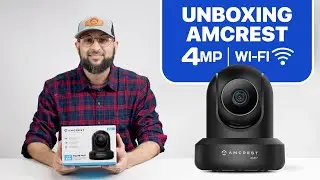 Amcrest 4MP Pan Tilt Zoom Camera Model IP4M-1041B Unboxing & Feature Overview