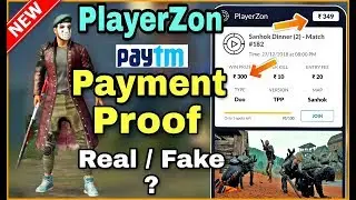 PlayerZon App Paytm Payment proof | Playerzon app Real or Fake? | Tech Joriya