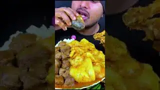 Most Oily Mutton Fat Curry, Mutton Liver, Fish Fry, Whole Fish Curry with Rice