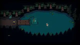 Scary face in the forest Act 2 Inscryption