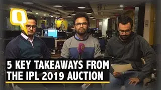 60 Players , Rs 106.80 Crore: The Story of the IPL 2019 Auction | The Quint