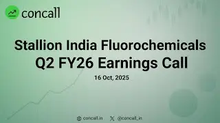 Stallion India Fluorochemicals Q2 FY26 Earnings Conference Call | Concall.in
