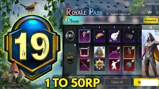 M19 1 To 50 Rp Rewards |M19 Royal Pass |#pubgmobile #m19royalpass