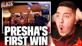 MarcFlameZ's *LIVE* Reaction On Presha's First Win! (Presha Vs Clay Day) - Blaze Promotions