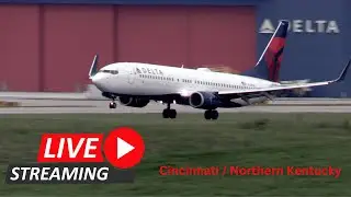 LIVE! Cincinnati / Northern Kentucky International Airport - CVG Plane Spotting