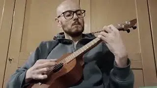 Black Metal on ukulele fingerstyle: Dimmu Borgir - Mourning Palace (first riff)
