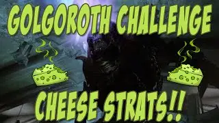 Golgoroth Challenge Mode Cheese Strats. How to One Orb Challenge Mode.
