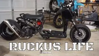 New Ruckus wheels for the 232cc stretched Ruckus
