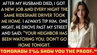 I gave my rideshare driver a tip every night. One night he drove past my house and said….....