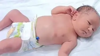 Baby Drinking Milk Calmly | Peaceful Feeding Time 🍼