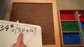 Squaring Binomials on Pegboard