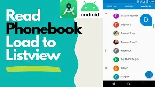 Android Studio #14: Read Contacts and Fill into a ListView