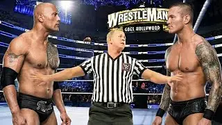 THE ROCK VS RANDY ORTON FULL MATCH ON ROYAL RUMBLE