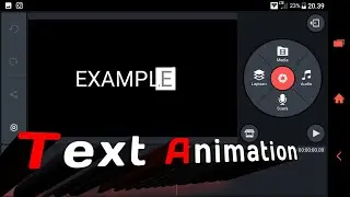 How to create a MOTION GRAPHICS TEXT REVEALS in Kinemaster | Kinemaster Tutorials | WZR KA BOY