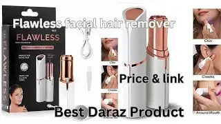 Flawless Facial Hair Remover Honest Review 🛍️ Pain less Facial Hair Removal @khanbhattiofficial786