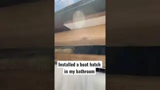 Installed a boat hatch in my Skoolie