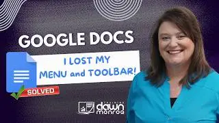Google Docs Toolbar or Menu Hidden | Missing Tools | Exit Full Screen