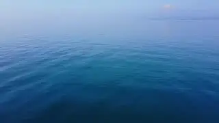 Aerial View Of Clear Blue Ocean Stock Video