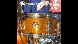 Vintage Made in Japan (MIJ) snare drum shootout! Which one sounds best to you?? #vintagedrums