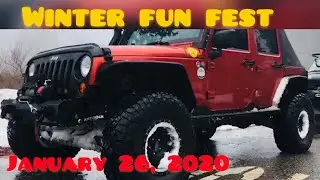 Winter Fun Fest Jan 26, 2020 #Cal4wheel #winterfunfest #jeepwrangler #toyota #snowwheeling #4x4