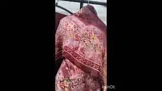 Natural crape with dupatta n shadow print Bottom