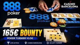 165&euro; Bounty Poker Turnier in Barcelona | 888 Live Poker 2024 &spades;️&diams;️| FINAL TABLE f&uuml;r David | #888live