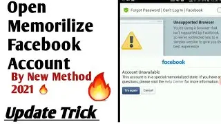 Recover Memorialize Facebook Account 2021 | How To Recover Remembering Facebook profile Back by Sami