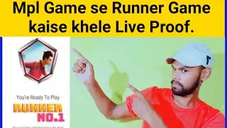 Mpl Game Me Runner Live Play | Mpl Game kaise khele live proof |  #technicalsinghamji #mplgame