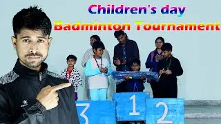 Children's day Badminton Tournament at Our Academy 🏸 | Prize Ceremony, Matches & Winners 🥇🎖️