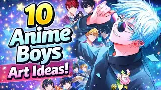 ✨10 Anime Boy Drawing Ideas 💙 Cute & Cool 🎨