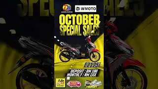 Wmoto EZ125i on sale! #darmamotor #wmoto #ez125i #scooter #sale #fyp