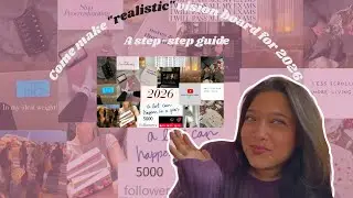 STEP BY STEP GUIDE FOR MAKING A VISION BOARD, 2026 💌