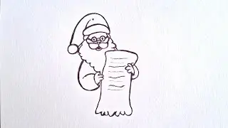 How to draw SANTA CLAUS |  CHRISTMAS SPECIAL ✍️🏻 ❄️ #drawing #christmas #trending #tutorial 