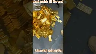 Huge Gold Bar Stash! Must Watch Till The End! 🏆💰 #GoldBars