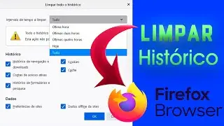 Como limpar o histórico, dados de navegação do Mozilla Firefox