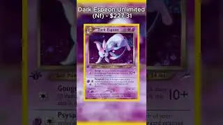 Pokemon Espeon Card Value list #pokemon #pokemoncards #espeon #pokemoninvesting #eeveelutions