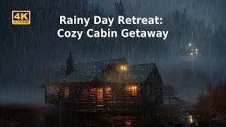 Rainy Day Retreat: Cozy Cabin Getaway | 10 Hours + 4K