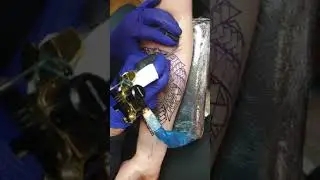 Black Work Tattoo (Tribal Reference)
