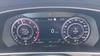 Volkswagen Tiguan II 2.0 TSI (220 Hp) 4MOTION DSG acceleration test