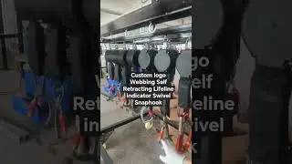 Oem your own logo Webbing Self Retracting Lifeline with Energy Absorber