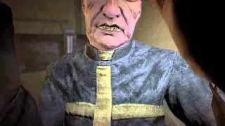 Outlast on PS4- Father Martin stopping Miles