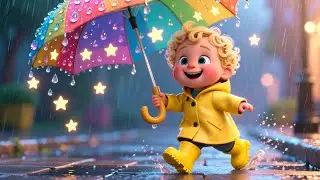 Rainy Street Walk Baby 🌧️ | Cozy Rain Song for Kids | Gentle City Adventure Rhyme