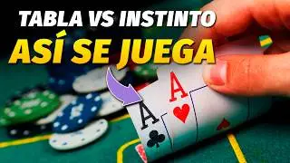 BLACKJACK: &iquest;Tabla de Estrategia o Intuici&oacute;n? 🧠 vs 🔮 (La Prueba Definitiva)