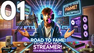 Streamer Life Simulator 2 Gameplay | FROM BROKE TO RICH STREAMER #1