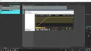 How I made simple sidechain ducking in Reaper with TAL Filter 2 (free plugin)