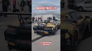 Maserati MC20 GT2 European Series start engine #short